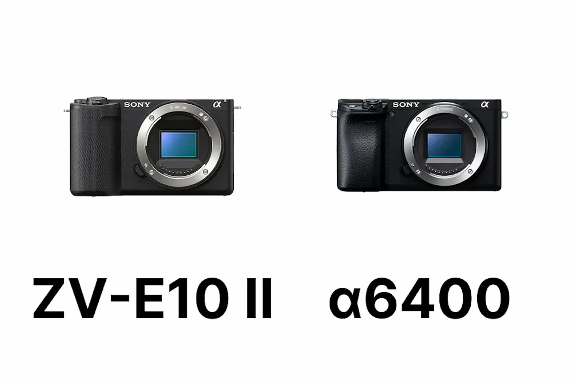 Sony ZV-E10 IIとα6400を比較 動画重視・写真重視で選び方が変わる